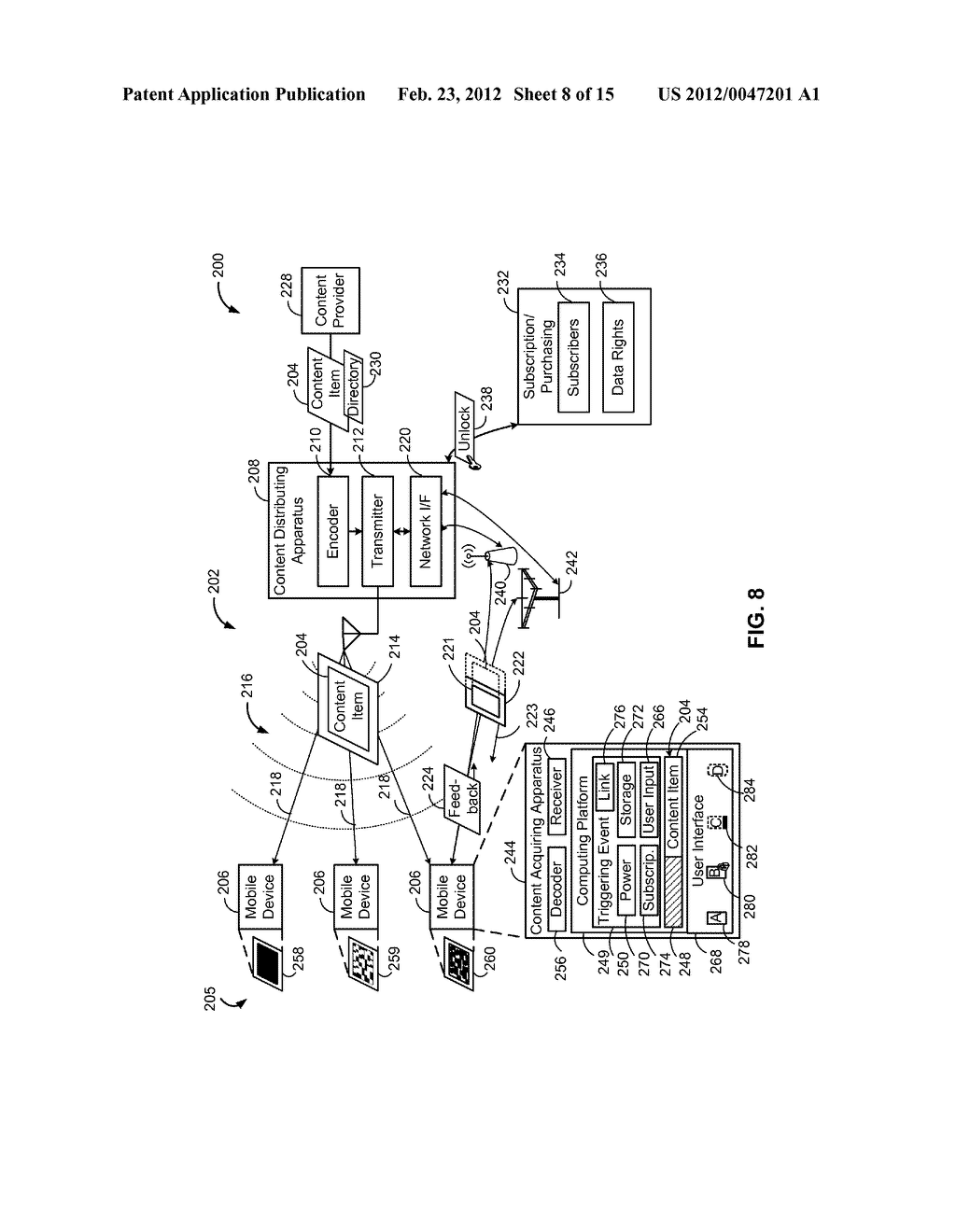 APPARATUS AND METHOD OF ACQUIRING OR DISTRIBUTING CONTENT - diagram, schematic, and image 09