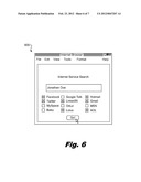 Online Location Sharing Through an Internet Service Search Engine diagram and image