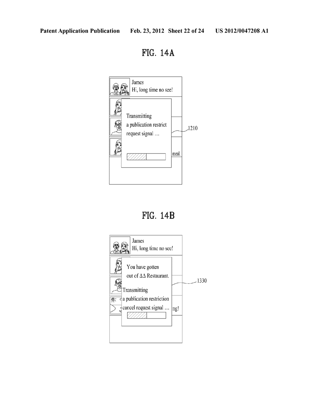 MOBILE TERMINAL AND METHOD OF CONTROLLING INFORMATION PUBLICATION VIA A     WEBSITE IN A MOBILE TERMINAL - diagram, schematic, and image 23
