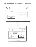 System and method for enabling client-side initiated identification of     media content diagram and image