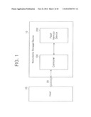 SEMICONDUCTOR STORAGE DEVICE AND METHOD OF THROTTLING PERFORMANCE OF THE     SAME diagram and image