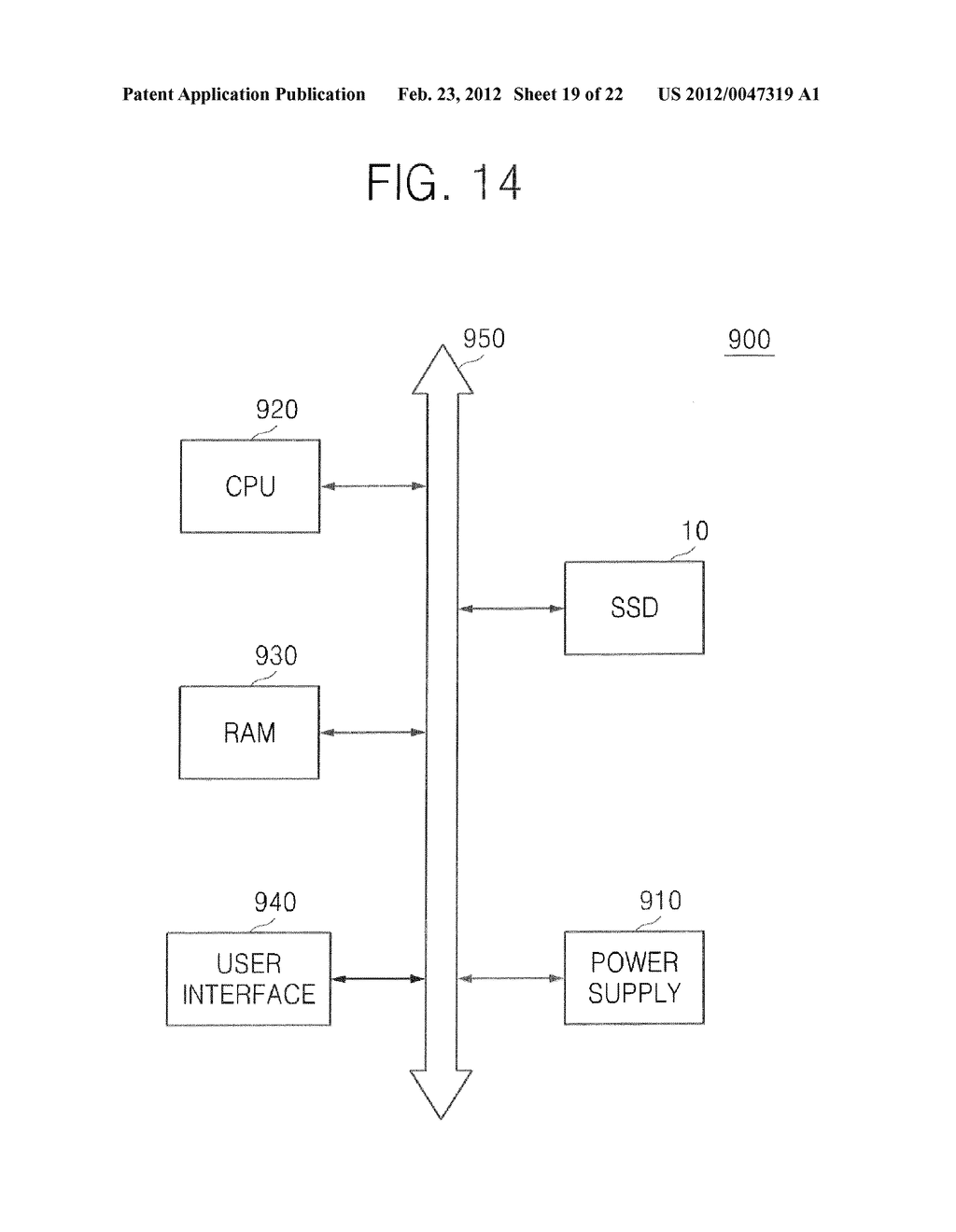 SEMICONDUCTOR STORAGE DEVICE AND METHOD OF THROTTLING PERFORMANCE OF THE     SAME - diagram, schematic, and image 20