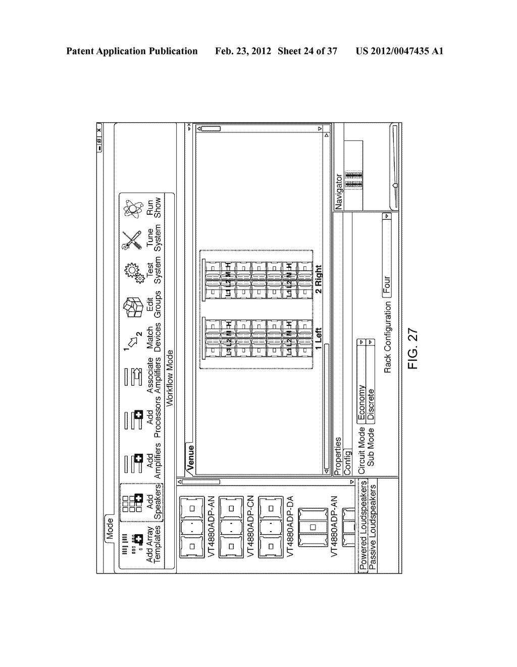 SYSTEM FOR CONFIGURATION AND MANAGEMENT OF LIVE SOUND SYSTEM - diagram, schematic, and image 25