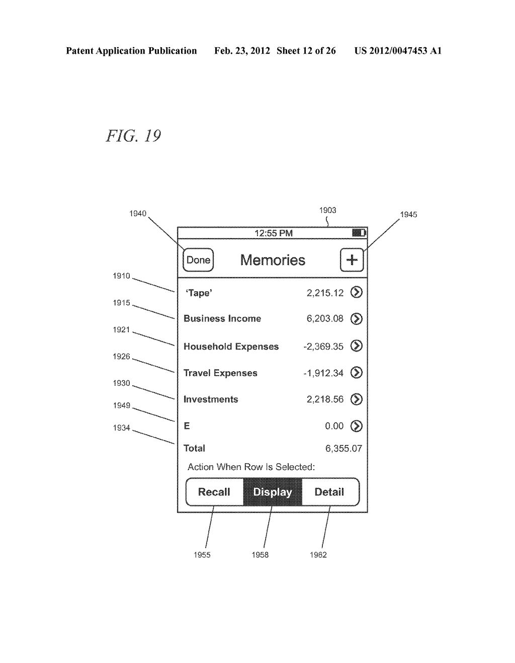 SYSTEM AND METHOD FOR PERFORMING CALCULATIONS USING A PORTABLE ELECTRONIC     DEVICE - diagram, schematic, and image 13