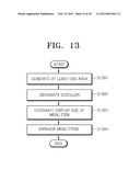 METHOD OF CONFIGURING MENU SCREEN, USER DEVICE FOR PERFORMING THE METHOD     AND COMPUTER-READABLE STORAGE MEDIUM HAVING RECORDED THEREON PROGRAM FOR     EXECUTING THE METHOD diagram and image