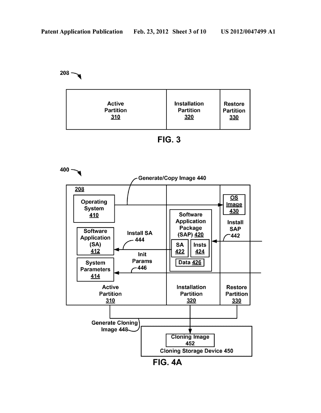 Apparatus and Method for Managing Software Applications Using Partitioned     Data Storage Devices - diagram, schematic, and image 04