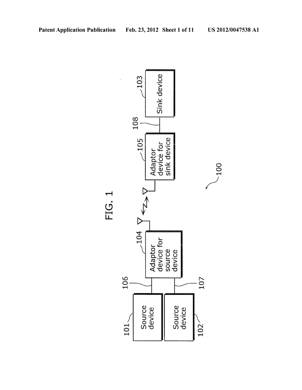 ADAPTOR DEVICE FOR SOURCE DEVICE AND METHOD FOR CONTROLLING ADAPTOR DEVICE     FOR SOURCE DEVICE - diagram, schematic, and image 02
