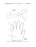 HEP-LOCK AND IV SITE DRY MITT diagram and image