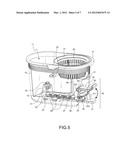 DUAL-PURPOSE SPIN DRY MOP BUCKET diagram and image