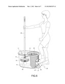 DUAL-PURPOSE SPIN DRY MOP BUCKET diagram and image