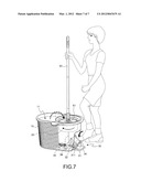 DUAL-PURPOSE SPIN DRY MOP BUCKET diagram and image