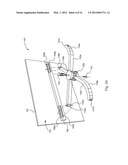 PORTABLE VISUAL DISPLAY PANEL MOUNTING DEVICE, SYSTEM AND METHOD diagram and image