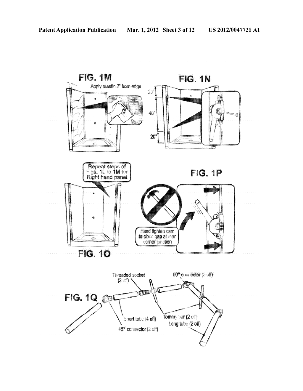 SYSTEM AND METHOD FOR INSTALLING SHOWER WALLS - diagram, schematic, and image 04