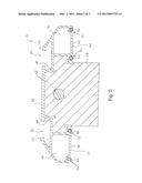 STRAIGHT EDGE CLAMPING DEVICE WITH FRICTIONAL BANDS diagram and image