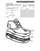 Silicone gel insole/midsole within extra-depth outsole diagram and image