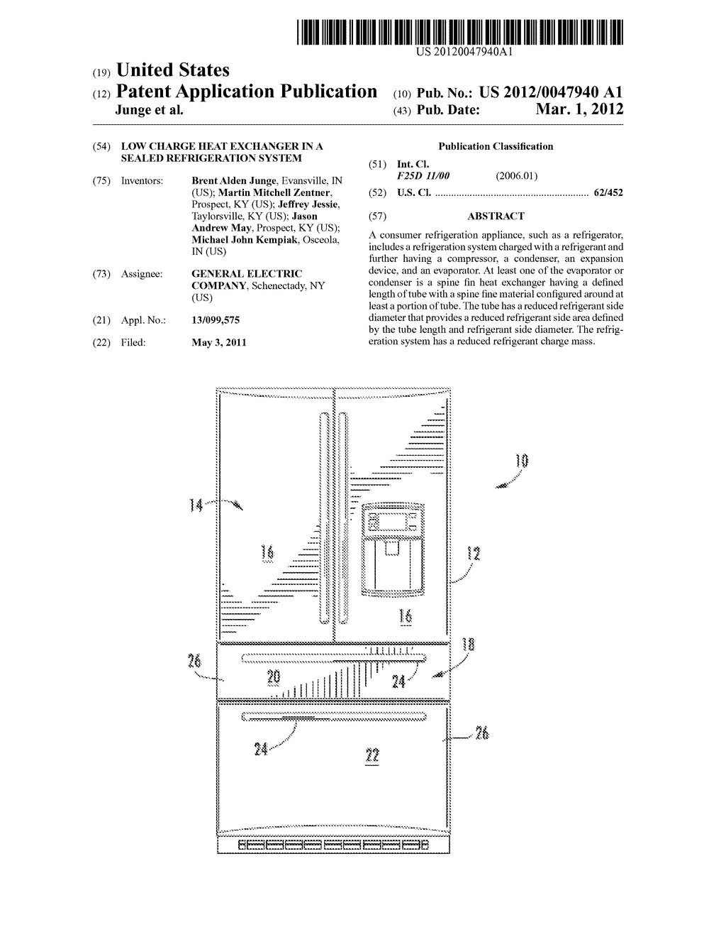 LOW CHARGE HEAT EXCHANGER IN A SEALED REFRIGERATION SYSTEM - diagram, schematic, and image 01