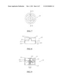 IMPELLER ASSEMBLY MOUNTING STRUCTURE OF VANE ANEMOMETER diagram and image