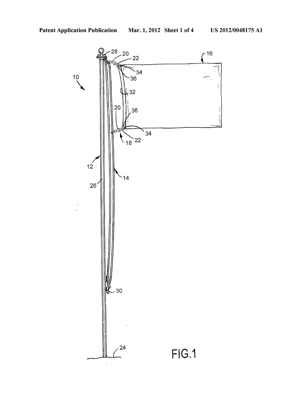 BRIDGE DEVICE FOR CONNECTING A FLAG TO A SHACKLE - diagram, schematic, and image 02