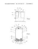 Industrial truck comprising a battery receiving space diagram and image