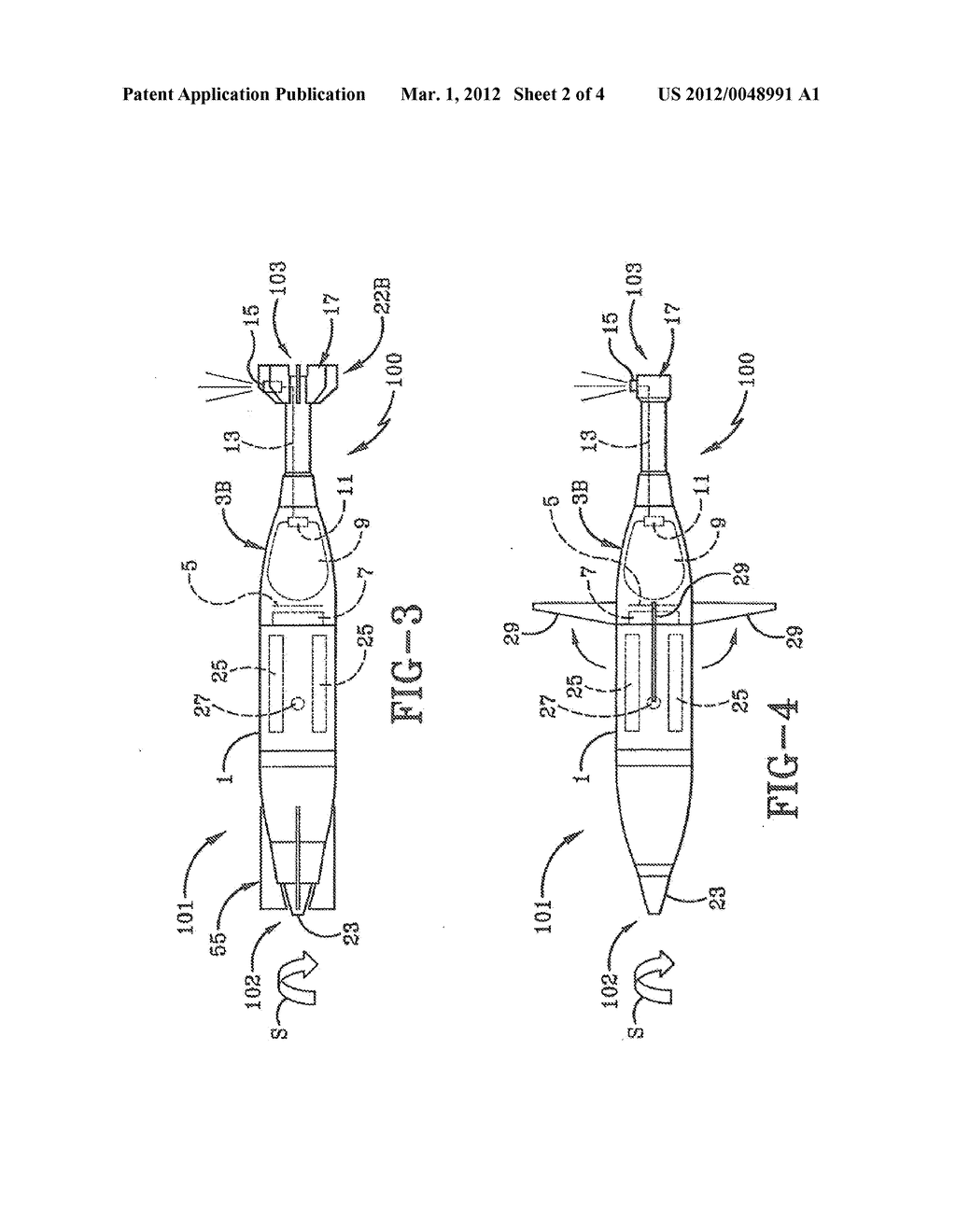 TAIL THRUSTER CONTROL FOR PROJECTILES - diagram, schematic, and image 03