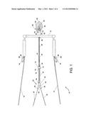 Kite control device with free rotation diagram and image