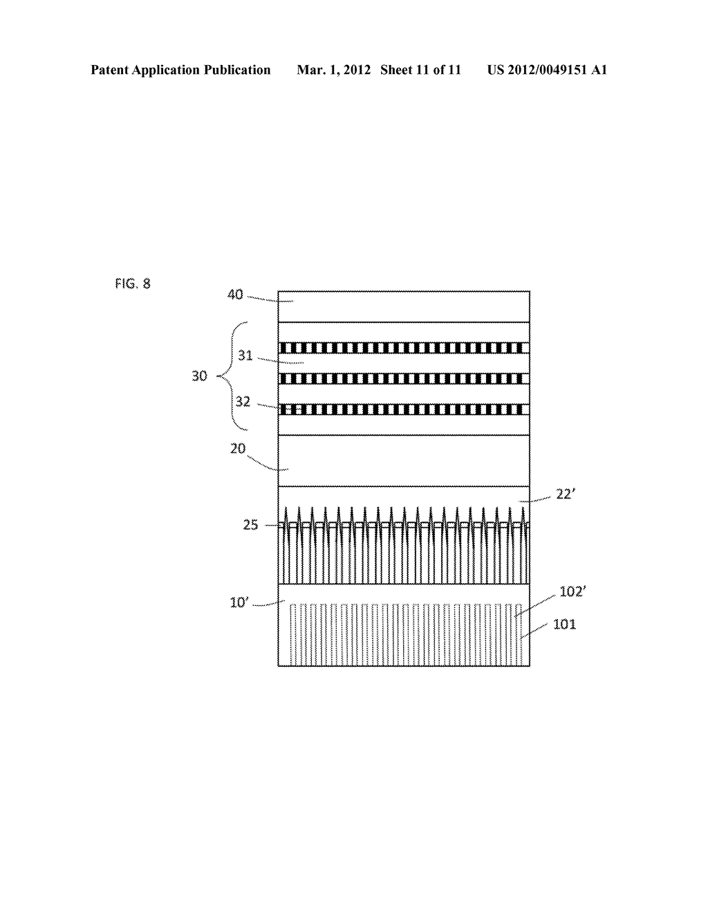 LIGHT-EMITTING DEVICES WITH TWO-DIMENSIONAL COMPOSITION-FLUCTUATION     ACTIVE-REGION AND METHOD FOR FABRICATING THE SAME - diagram, schematic, and image 12