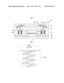 PACKAGE HAVING ELASTIC MEMBERS FOR VIAS, PACKAGE ON PACKAGE COMPRISING THE     SAME, AND METHODS OF FABRICATING THE SAME diagram and image