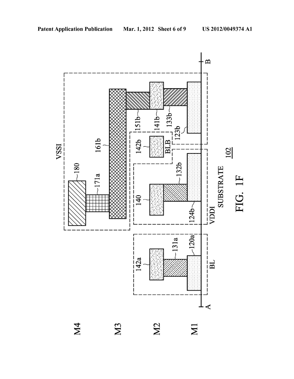 METHOD AND APPARATUS FOR MEMORY CELL LAYOUT - diagram, schematic, and image 07