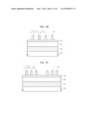 SEMICONDUCTOR DEVICE AND METHOD OF DOUBLE PHOTOLITHOGRAPHY PROCESS FOR     FORMING PATTERNS OF THE SEMICONDUCTOR DEVICE diagram and image