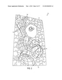 TWO-DIMENSIONAL TILING PUZZLE HAVING THREE-DIMENSIONAL FEATURES diagram and image