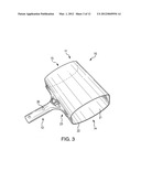 Device for bailing shallow puddles on flexible sheet surfaces diagram and image