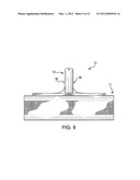 Device for bailing shallow puddles on flexible sheet surfaces diagram and image