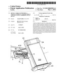 DEVICE CAPABLE OF PROVIDING A WRITING SUPPORT IN A MOTOR VEHICLE AND     FASCIA PANEL COMPRISING SUCH A DEVICE diagram and image