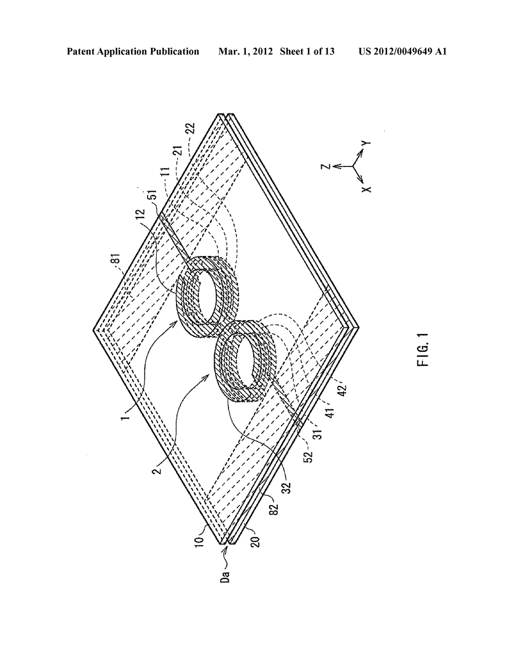 SIGNAL TRANSMISSION DEVICE, FILTER, AND INTER-SUBSTRATE COMMUNICATION     DEVICE - diagram, schematic, and image 02