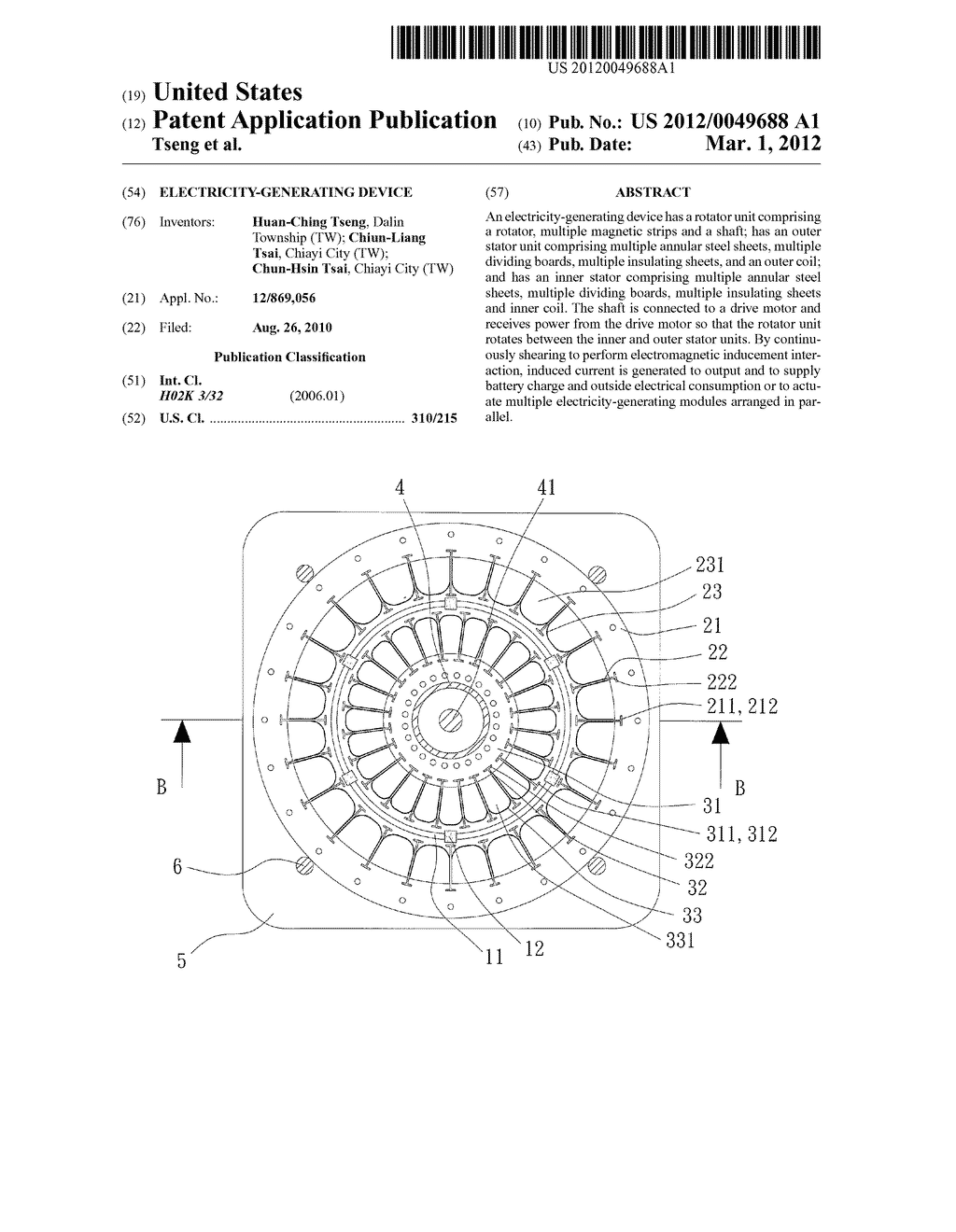 Electricity-Generating Device - diagram, schematic, and image 01