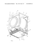 Laundry Treating Machine with Basement Portion Providing Airflow Paths diagram and image