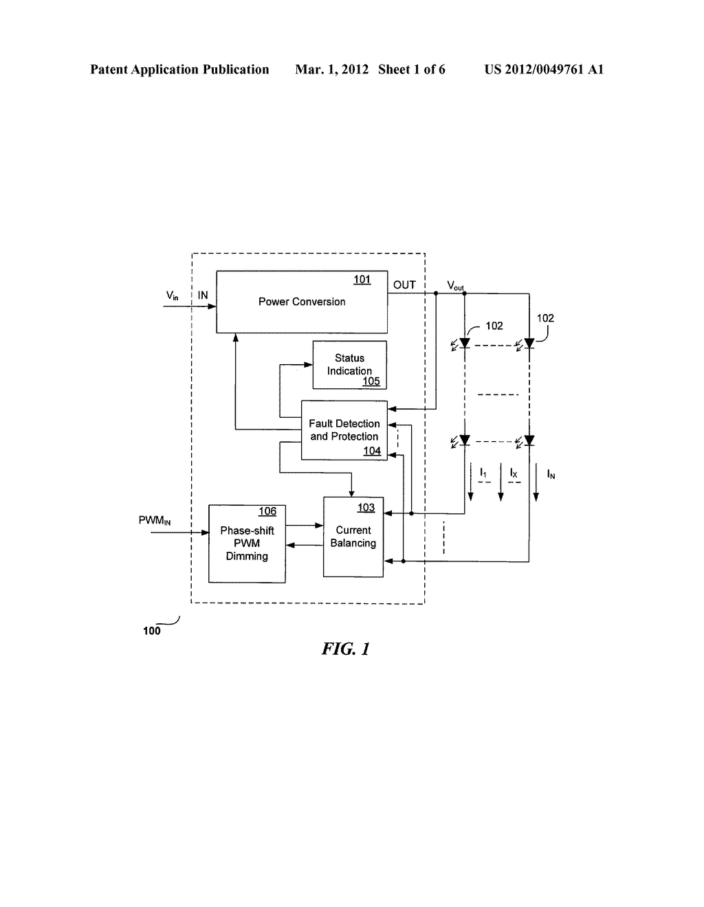 LIGHT EMITTING ELEMENT DRIVING CIRCUIT - diagram, schematic, and image 02