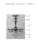 CHANDELIER LAMP SYSTEM diagram and image
