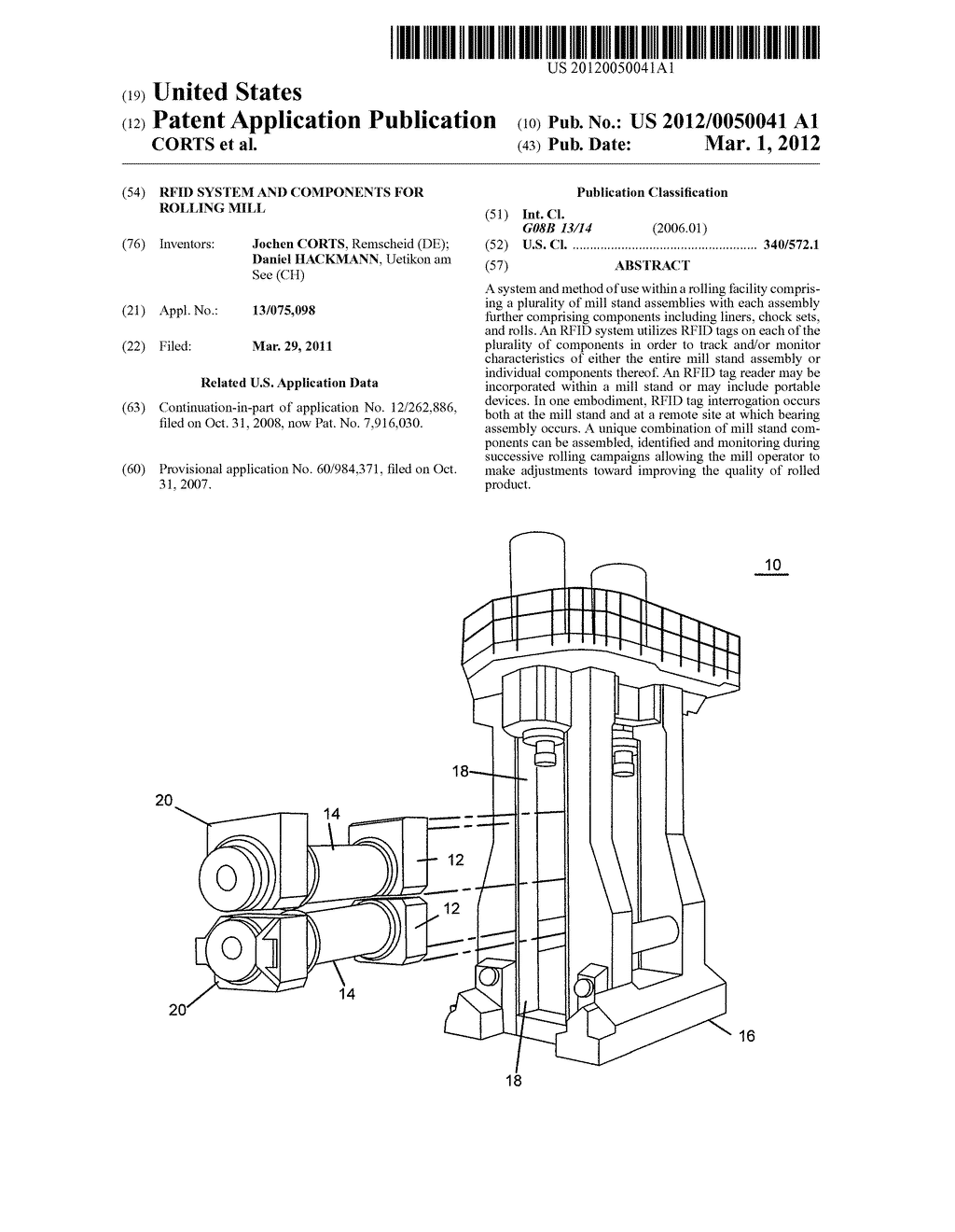 RFID System and Components for Rolling Mill - diagram, schematic, and image 01