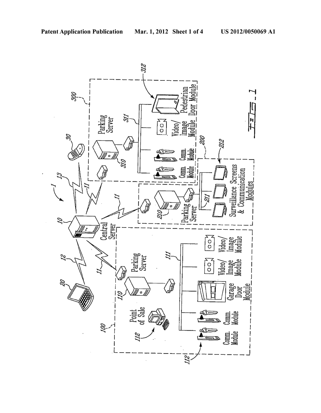 SYSTEM FOR REMOTELY MANAGING PARKING AREAS - diagram, schematic, and image 02