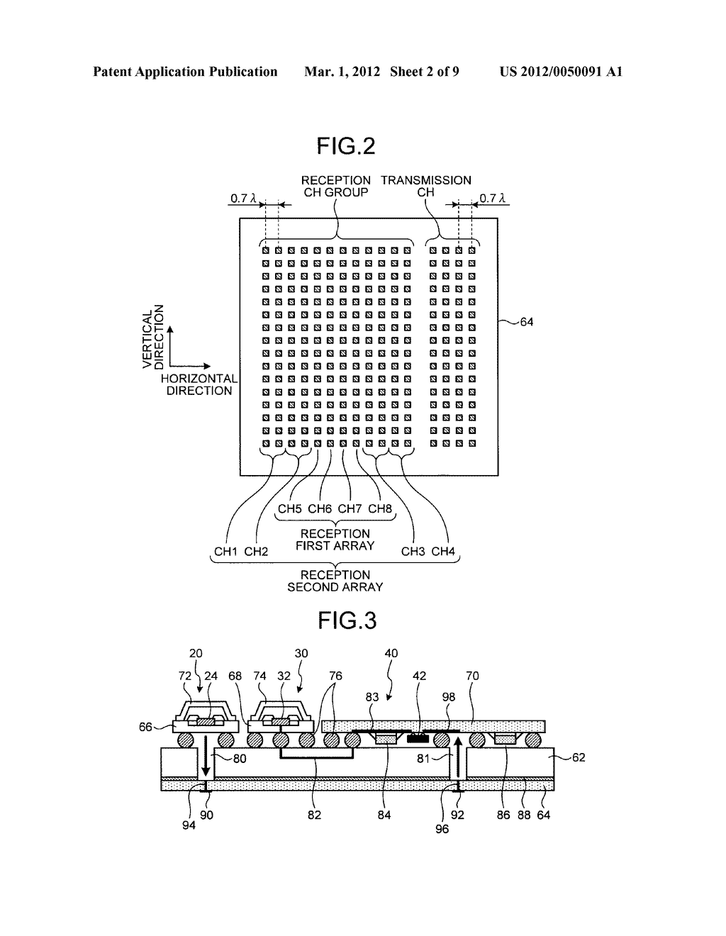 RADAR APPARATUS AND ANTENNA DEVICE - diagram, schematic, and image 03