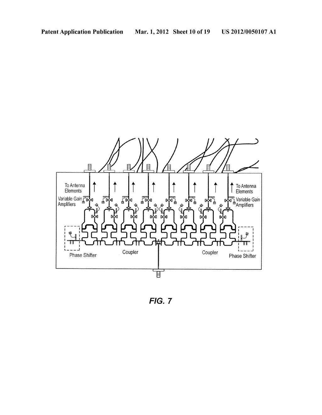 Phased Antenna Arrays Using a Single Phase Shifter - diagram, schematic, and image 11