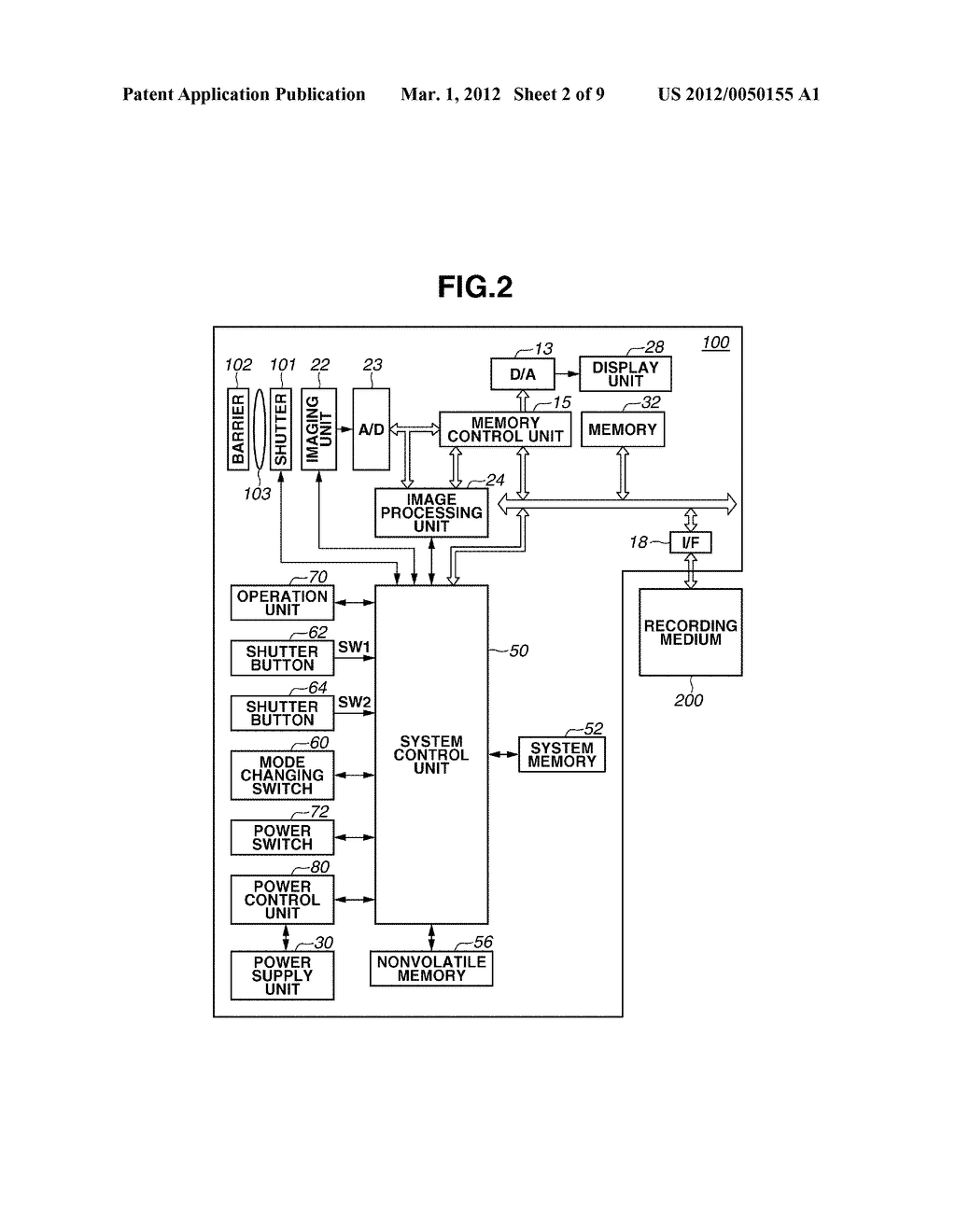 IMAGING APPARATUS AND CONTROL METHOD THEREOF - diagram, schematic, and image 03