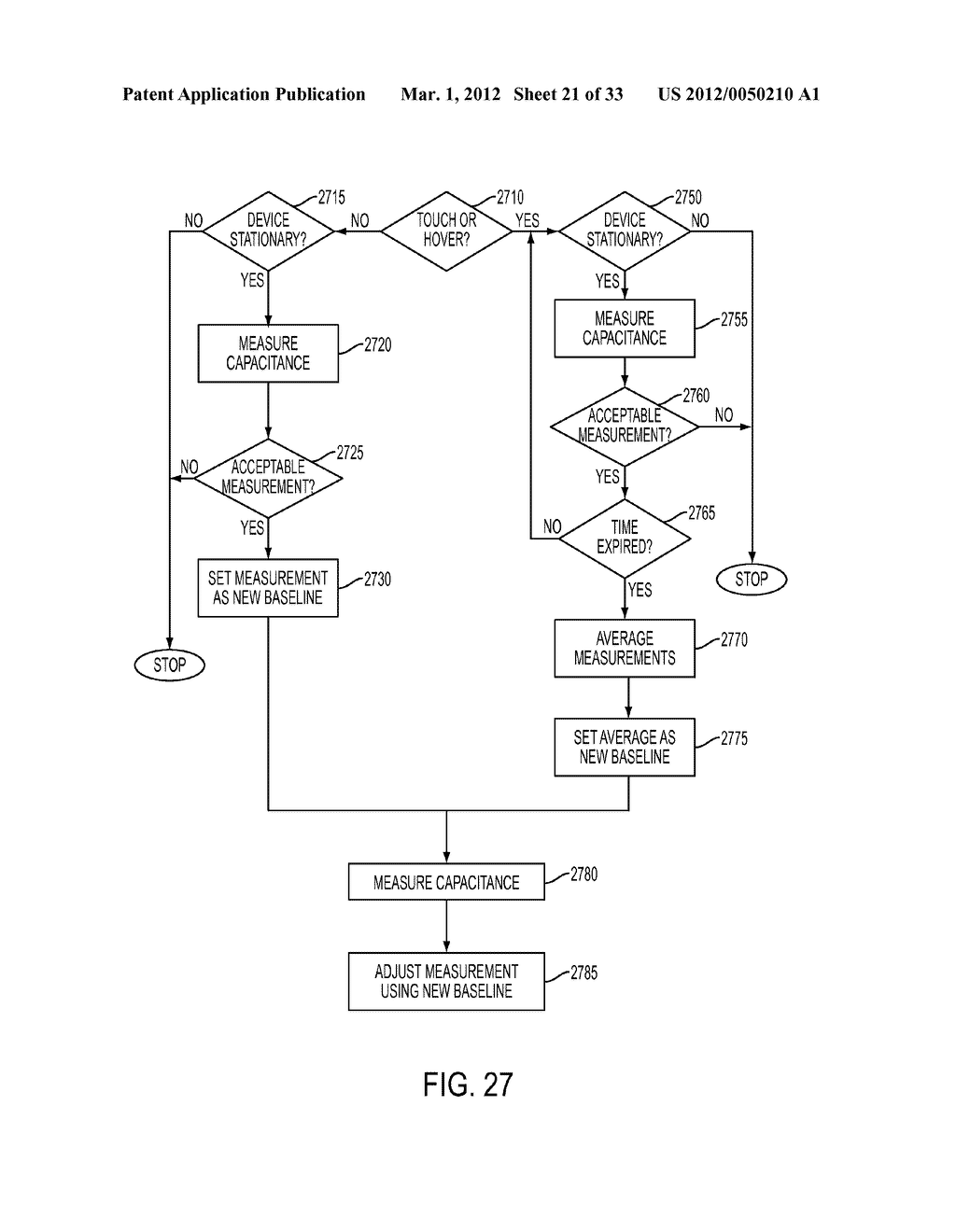 TOUCH AND HOVER SIGNAL DRIFT COMPENSATION - diagram, schematic, and image 22