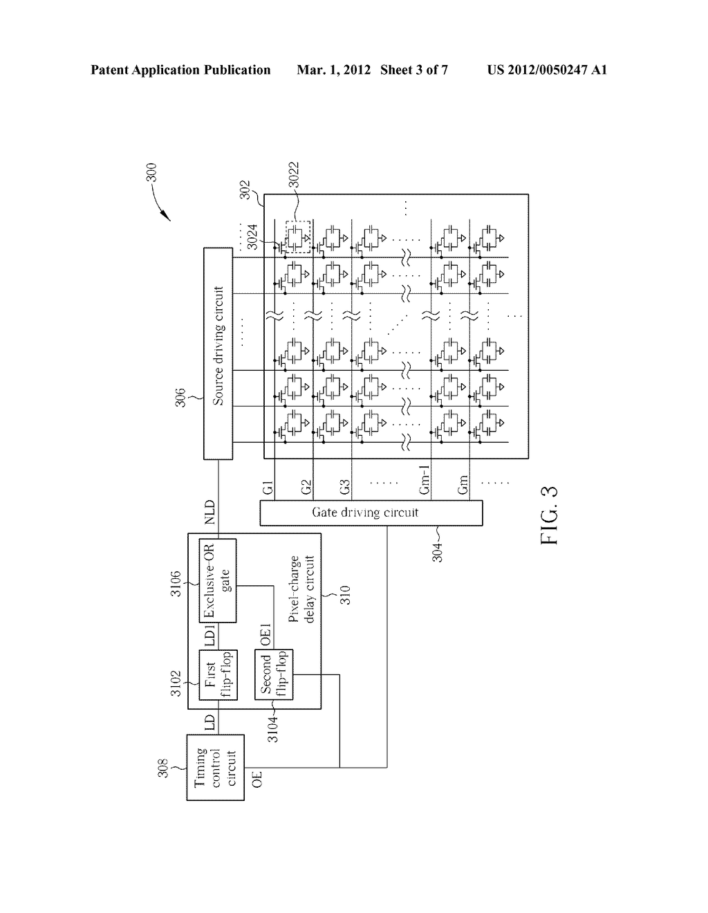 LIQUID CRYSTAL DISPLAY SYSTEM AND PIXEL-CHARGE DELAY CIRCUIT THEREOF - diagram, schematic, and image 04