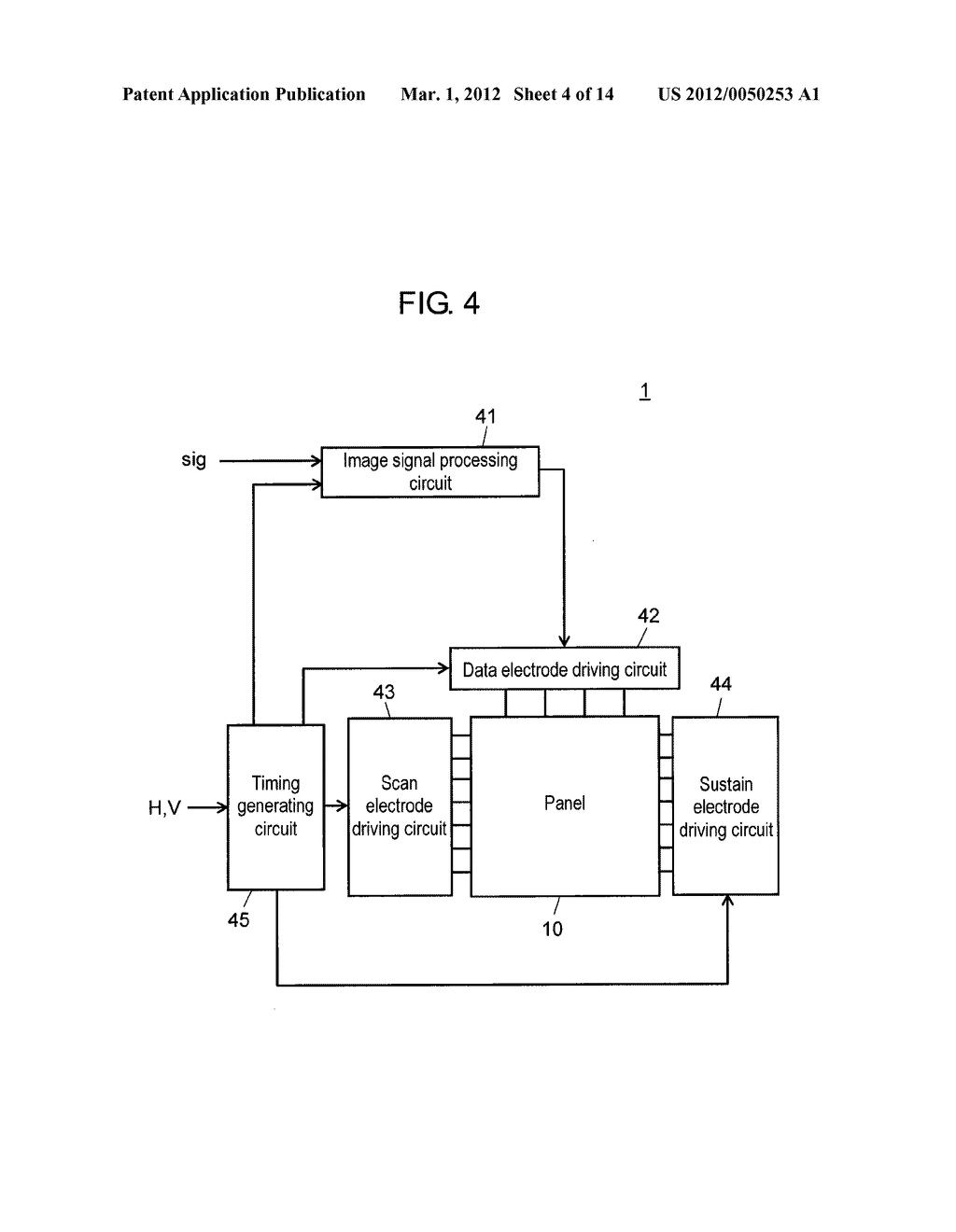 METHOD FOR DRIVING PLASMA DISPLAY PANEL AND PLASMA DISPLAY DEVICE - diagram, schematic, and image 05
