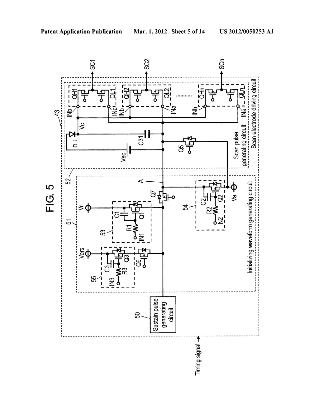 METHOD FOR DRIVING PLASMA DISPLAY PANEL AND PLASMA DISPLAY DEVICE - diagram, schematic, and image 06