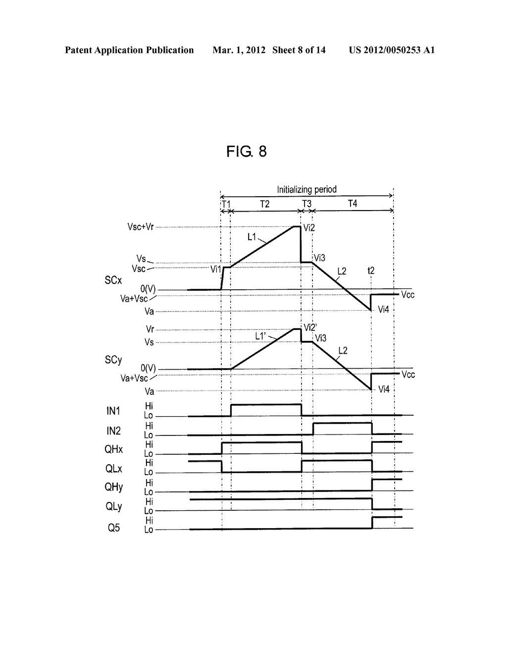 METHOD FOR DRIVING PLASMA DISPLAY PANEL AND PLASMA DISPLAY DEVICE - diagram, schematic, and image 09