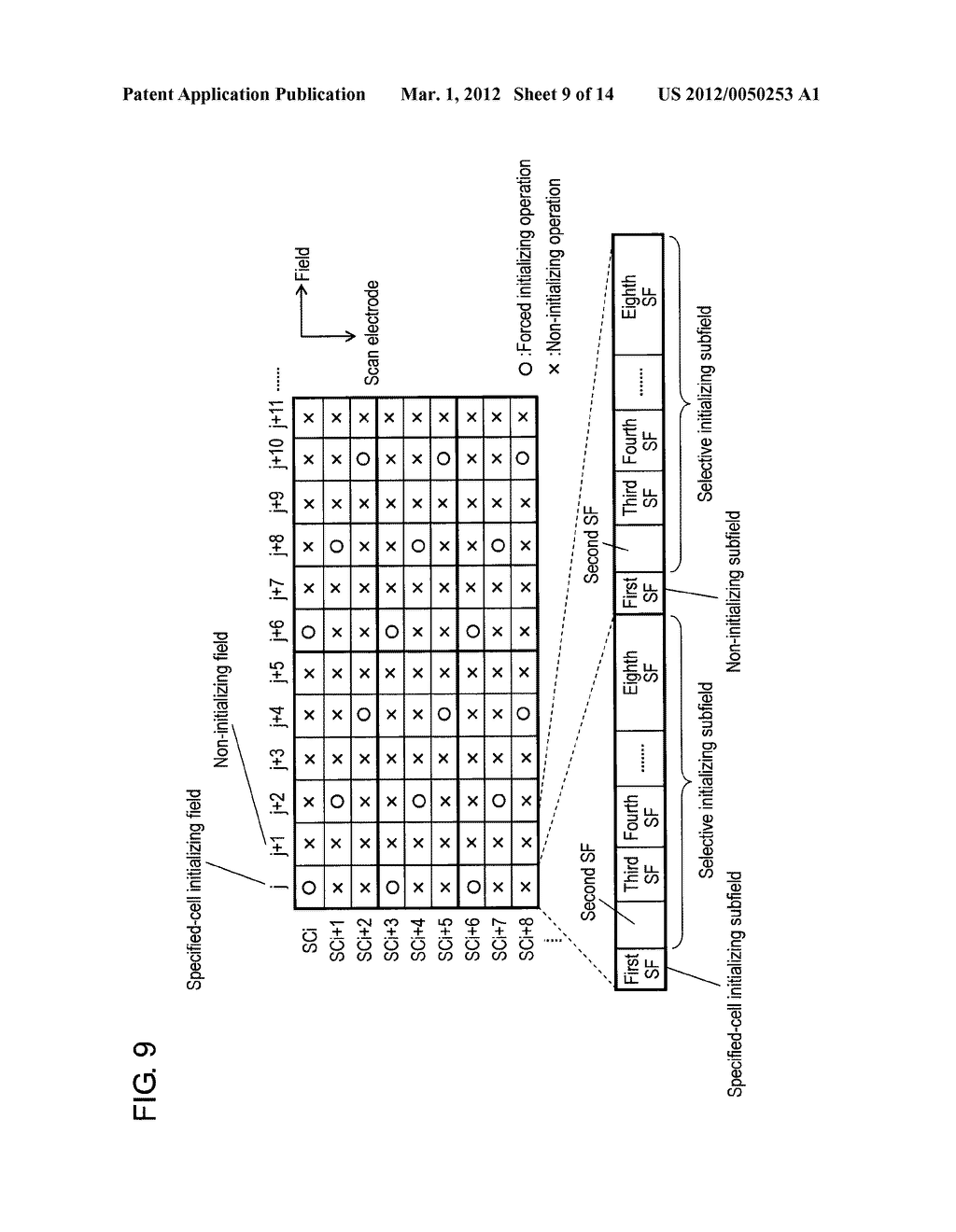 METHOD FOR DRIVING PLASMA DISPLAY PANEL AND PLASMA DISPLAY DEVICE - diagram, schematic, and image 10