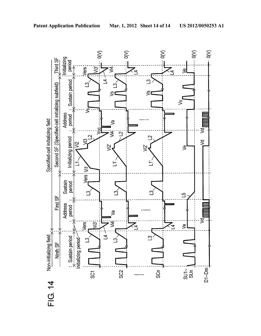 METHOD FOR DRIVING PLASMA DISPLAY PANEL AND PLASMA DISPLAY DEVICE - diagram, schematic, and image 15